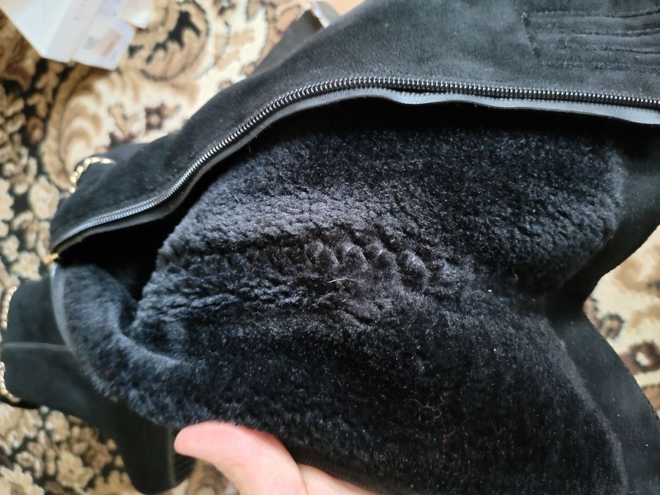 Ботфорты зимнии на платформе