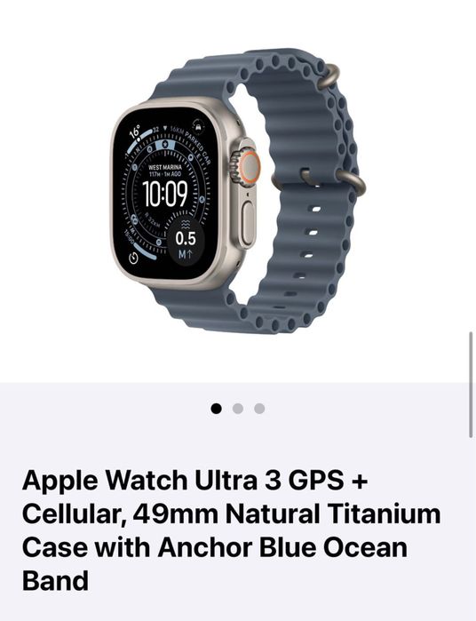 Apple watch ultra-3 2025 у Артура в магазе Б17 Hofmann