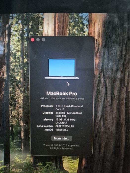 Macbook Pro 13 2020