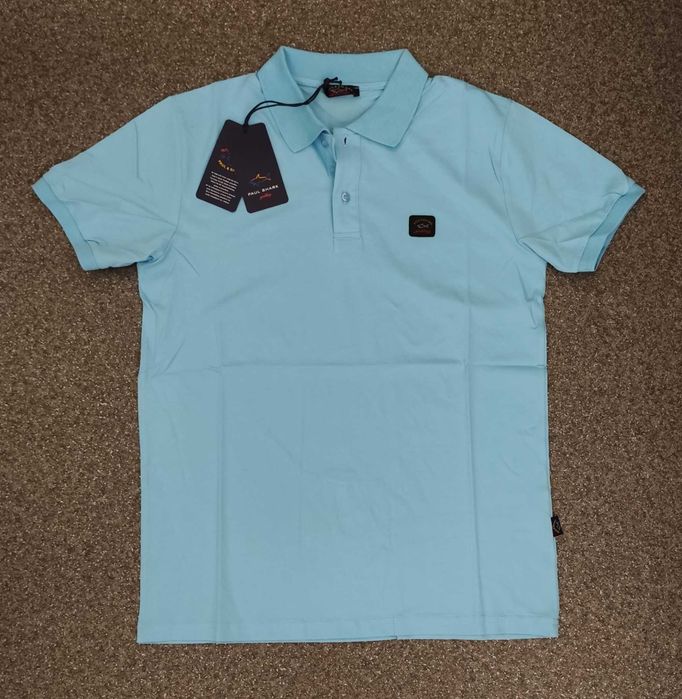 Нова мъжка тениска фланелка с яка Paul and Shark t-shirt блуза