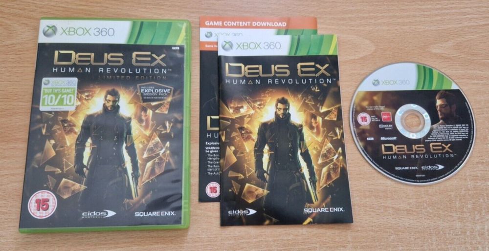 Игра Deus Ex Human Revolution Limited Edition за XBOX Series X / One