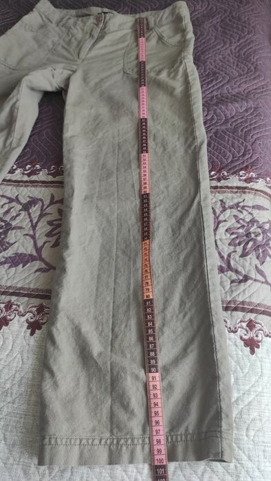 Pantaloni bumbac și in-  mărime 40