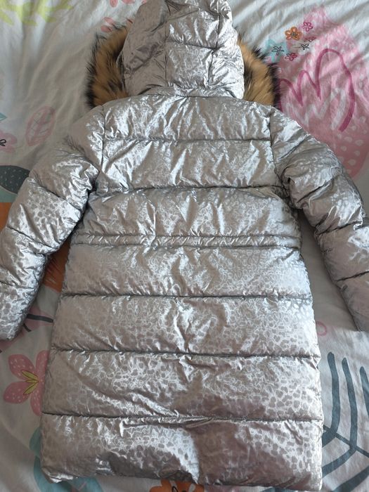 Geaca anernuo puf si blana naturala