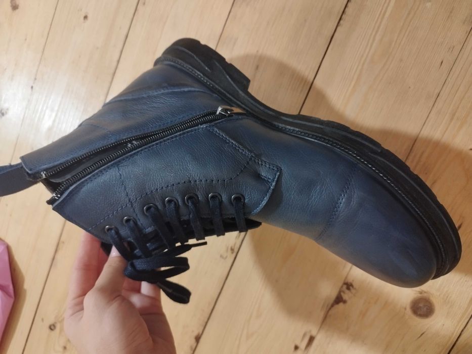 Мъжки боти естествена кожа номер 44