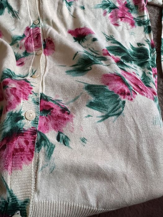 Weekend MaxMara cardigan matase/bumbac M-L nou