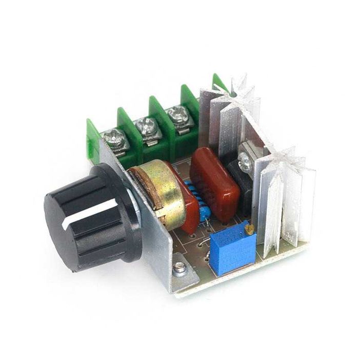 Фазов регулатор на мощност до 2000W, 220V, Димер, Регулатор на обороти