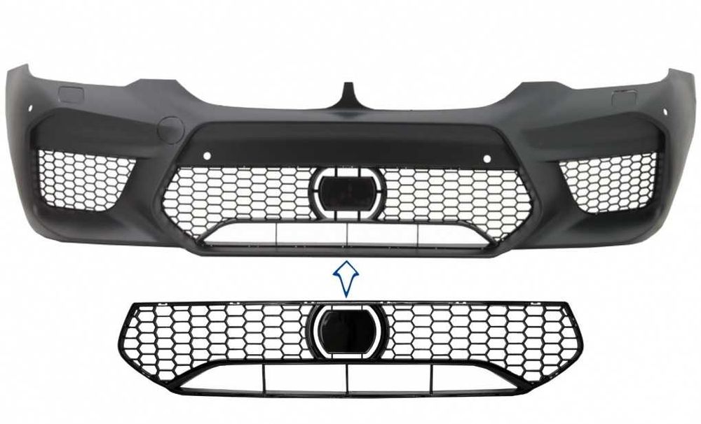 Grila Centrala Bara Fata BMW Seria 5 F10 2010-2017 Modelul F90