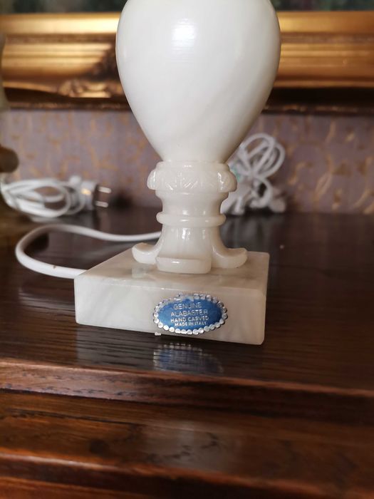 Малки настолни лампи мрамор ,месинг