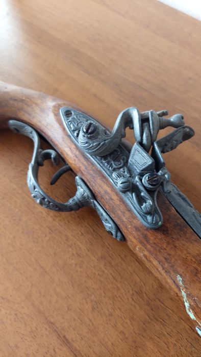 Pistol decorativ de panoplie Blunderbuss