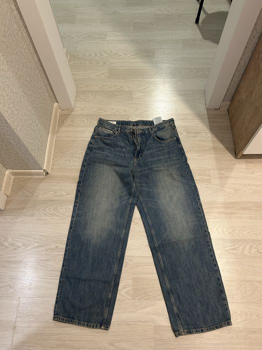 Широкие джинсы Zara/Lime