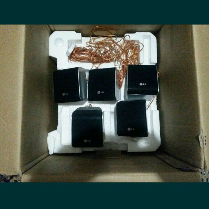 LG ЛЖ без aux без регулятора Сабвуфер +колонки 5 шт  Кентау