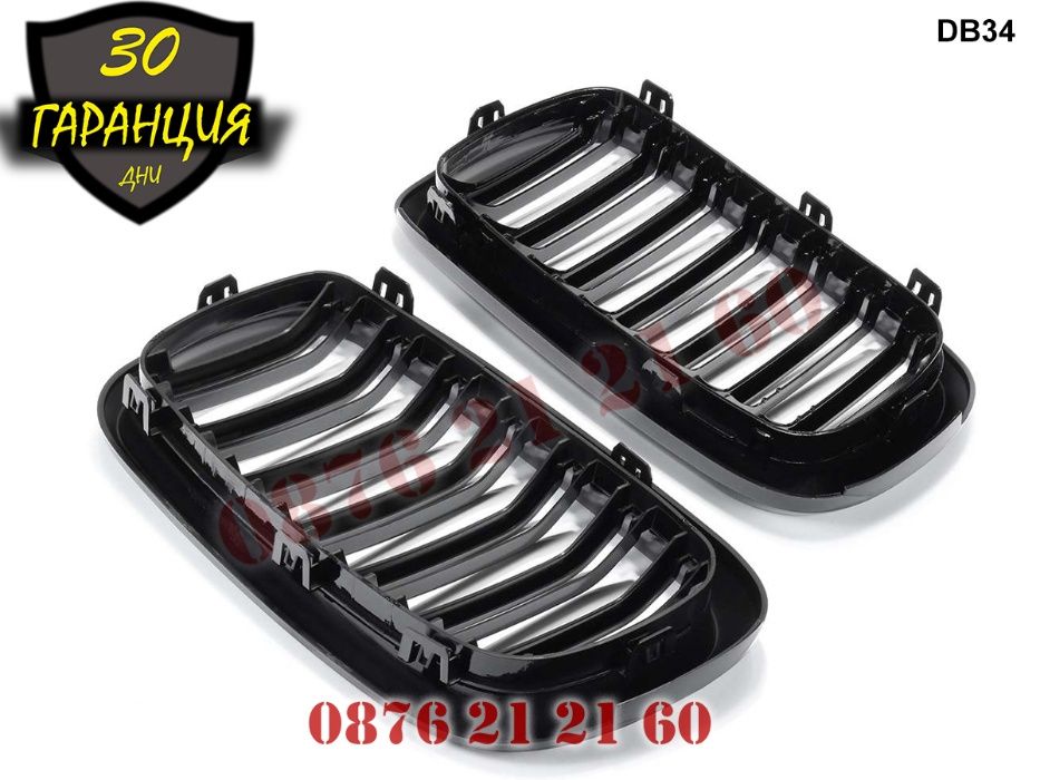 Двойни M X5X6 Бъбреци Решетки BMW F15 F16 БМВ Ф15 Ф16 2014г-2018 С