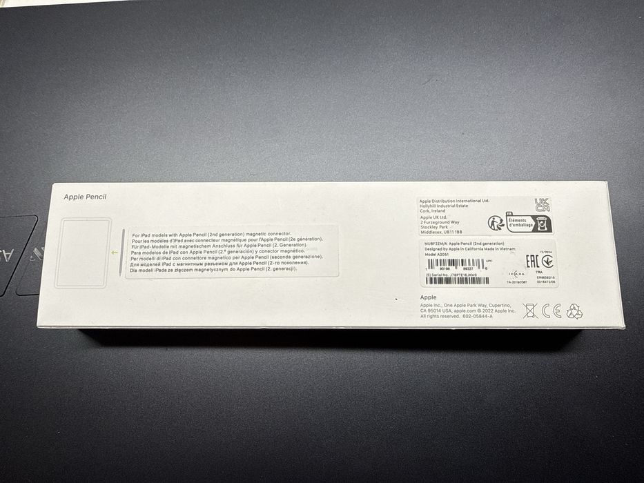 Stylus Apple Pencil (2nd Gen) pentru iPad Pro 12.9" (3rd Gen) / iPad Pro 11" / iPad mini 6 / iPad Air 5