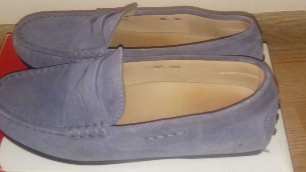 Мокассины замшевые Tods