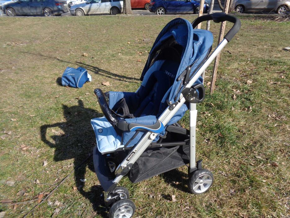 Чисто нова Бебешка количка Син цвят