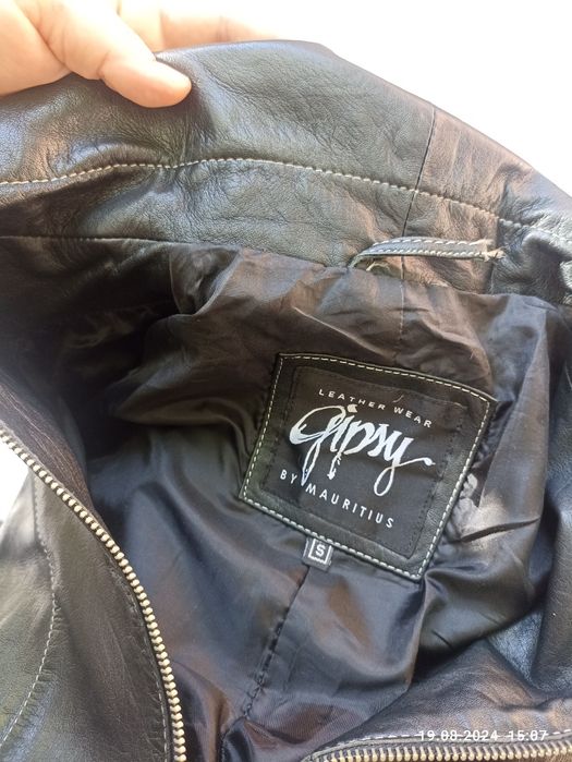 Женский кожаный плащ S 44-46р