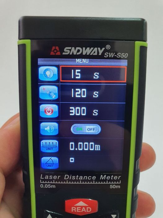 50м лазерный уровень дальномер рулетка лазерный метр lazer metr Sndway