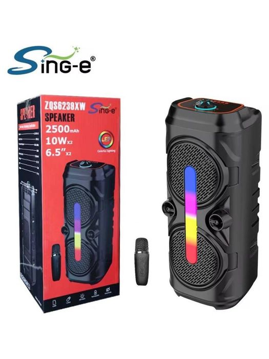 Колонка Speaker ZQS 6239 XW [ 2500 mAh / 10W / 6.5 " x2 ] | JBL