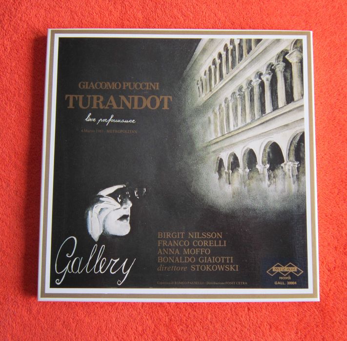 rar MET Puccini Turandot Birgit Nilsson, Corelli,Moffo,Stokowski 1961