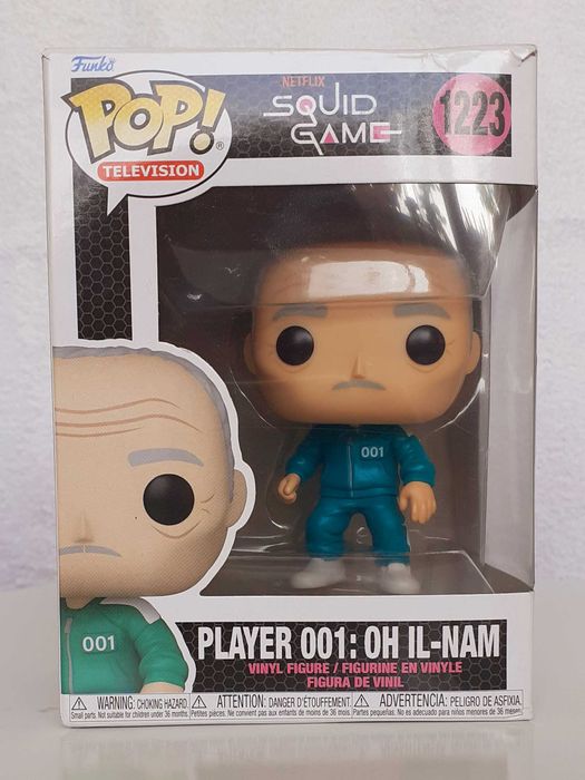 Фигурка Funko POP TV: Squid Game - Играч 001: OH IL-NAM