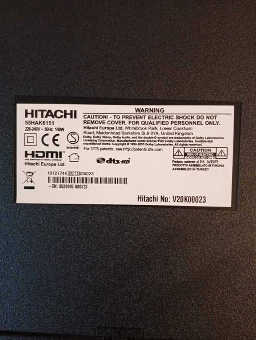 Телевизор Hitachi