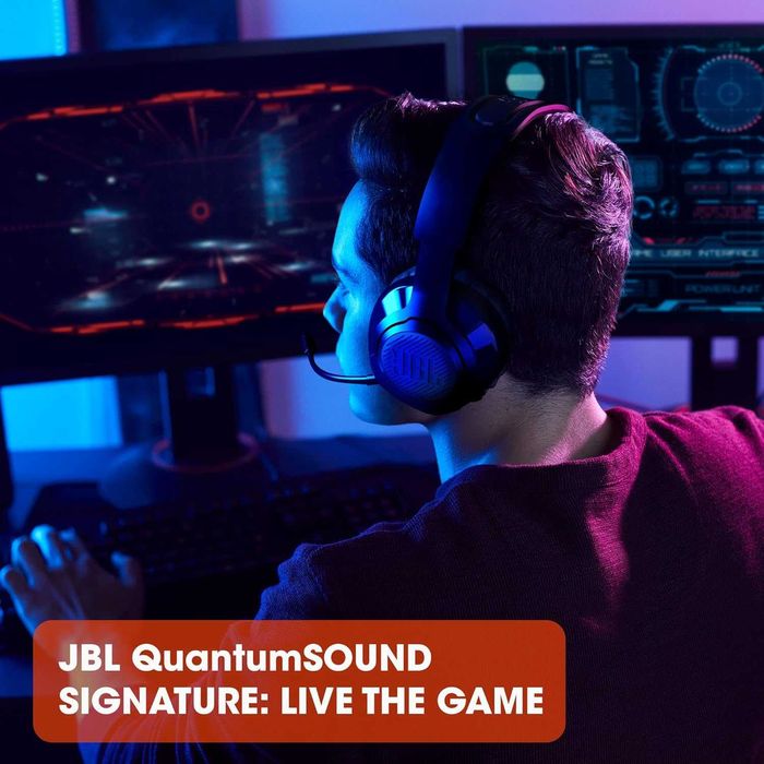JBL Геймърски Безжични Слушалки Quantum 350 Wireless 2.4GHz с Микрофон