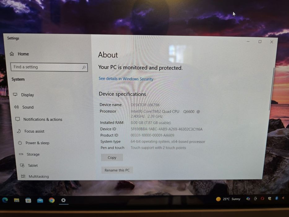 PC   acer complet 8GB DDR3.