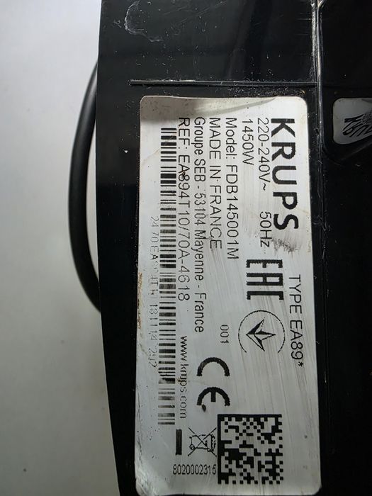 Espressor automat KRUPS Evidence Plus EA894T10, 2.3 L, 1450 W, 15 bari, Argintiu/ Negru