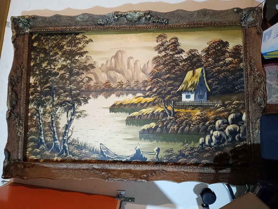 Tablou peisaj vara - munte, deosebit