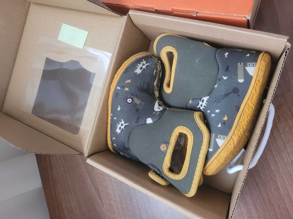 Cizme pentru Primii Pasi, Baby Bogs, Spaceman Farm Loden 22 - 14,5
