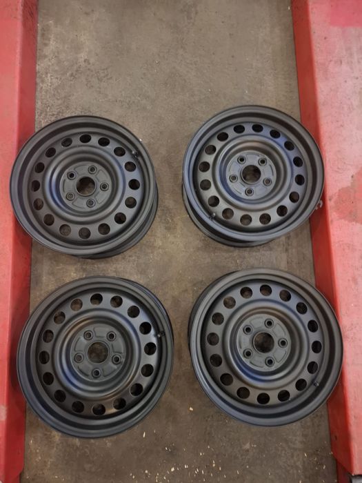 Set 4 jante tablă R15 6Jx15 ET50 – 5 prezoane – stare foarte bună