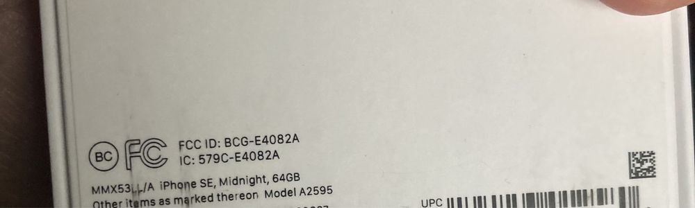 2022 Apple iPhone SE 3rd gen. LL/A 64GB Midnight coтилади