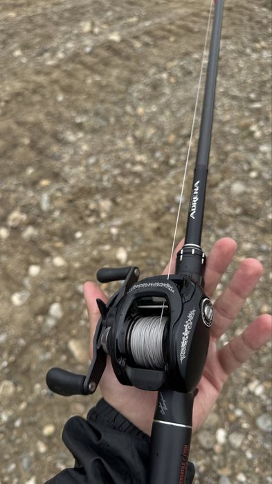 Combo casting premium Shimano Poison Adrena + Gan Craft MAGO 003 (JDM, impecabil)