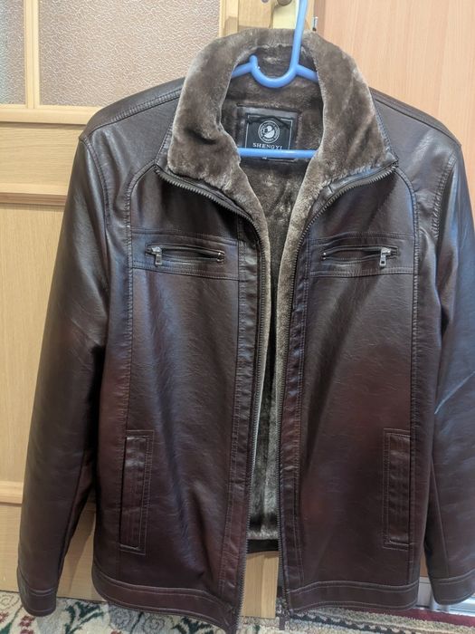 Куртка кожаная мужская
