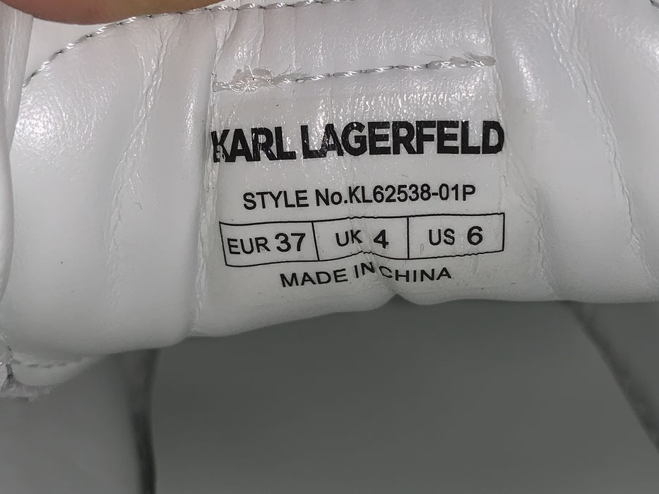 Sneakers Karl Lagerfeld White Lthr & W/Pink