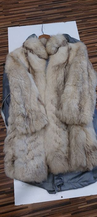 Кожено палто лисица