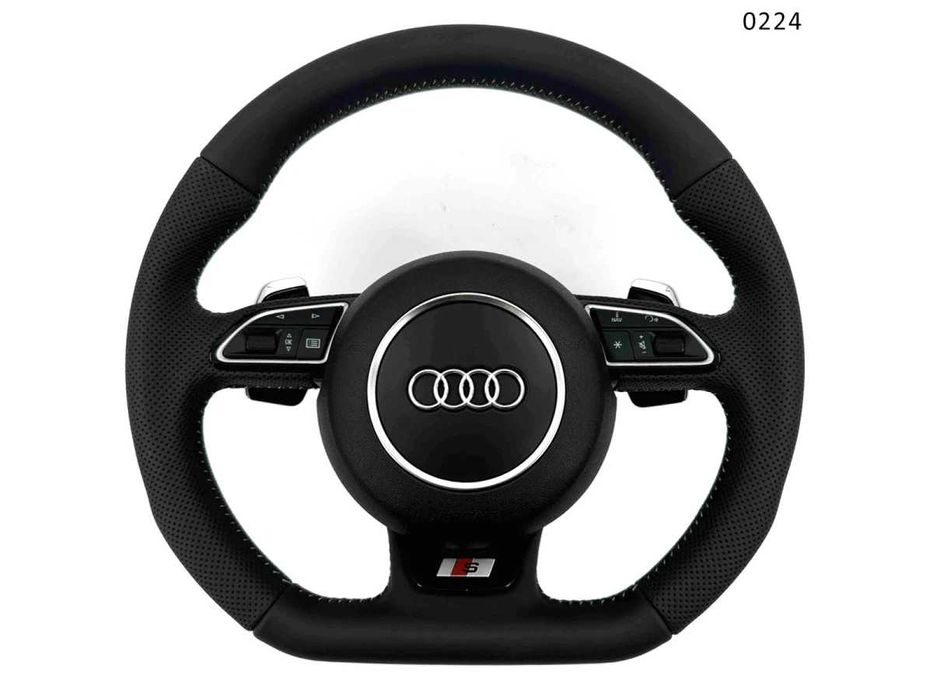 Volan sport tăiat AUDI A3 A4 A5 A6 A7 A8 Q3 Q5 Q7 2008 - 2017