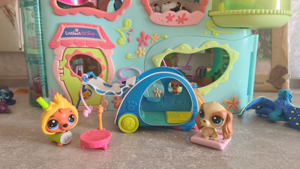 Лпс, пет шоп, машинка