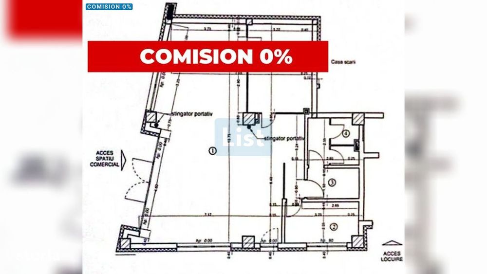 Spațiu Comercial 96mpu, la strada, Zona Garii, Comision 0%
