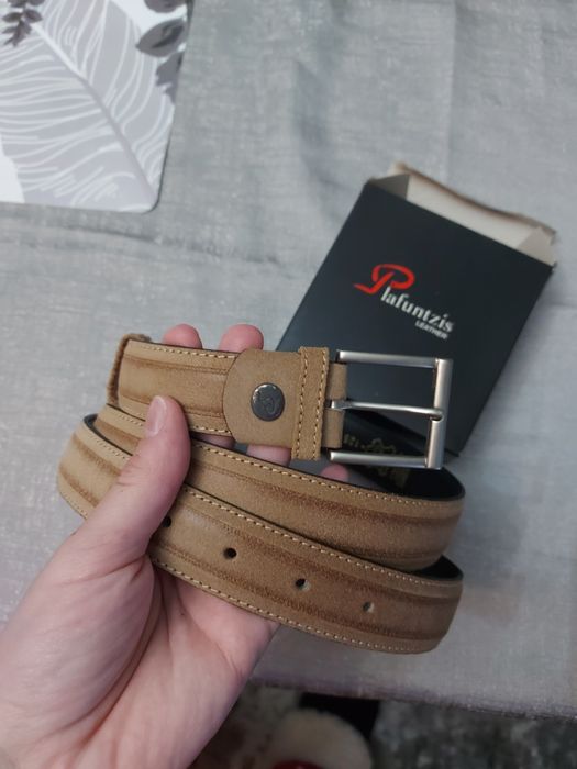 Чисто Нов Колан от естествена кожа