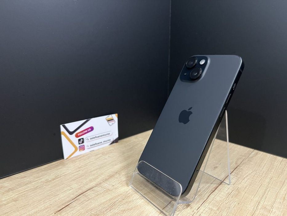 Iphone 15 128Gb Black Second-Hand Satisfăcător 3 ani garanție, Telefoa