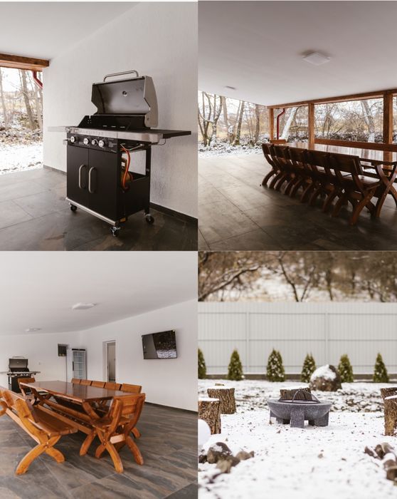 Cabana de inchiriat cu piscina interioara si ciubar