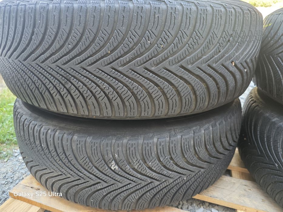 Лети джанти 17ки 5х108 Peugeot + зимни гуми 215/65/17 Michelin