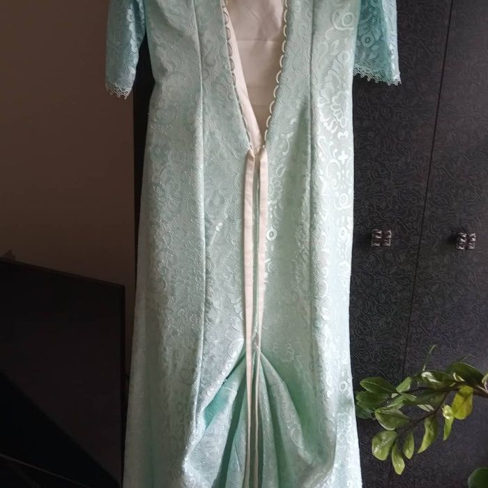 cвадебное платье-русалка,44-46 размера