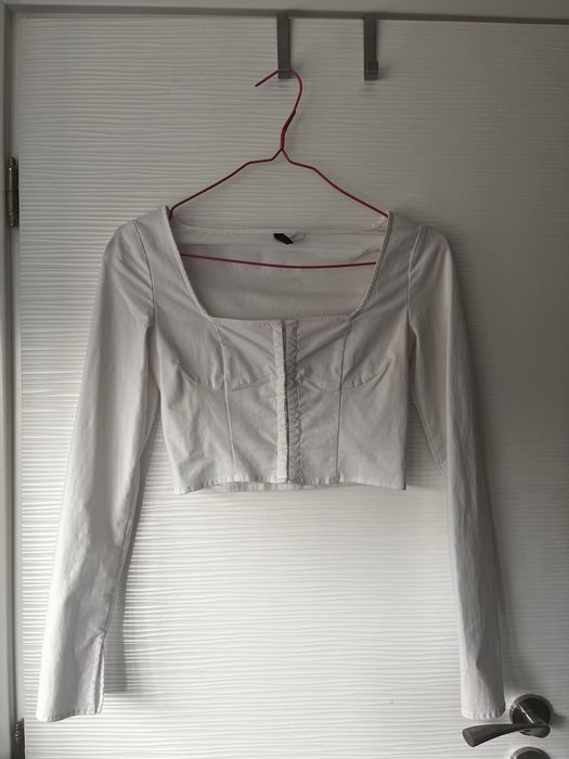 Къса блуза тип корсет