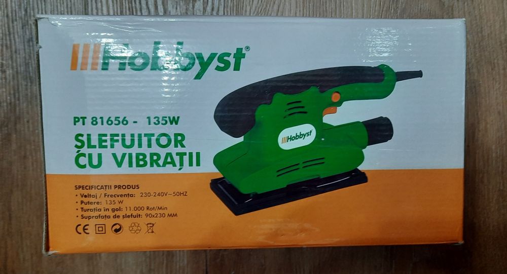 Șlefuitor cu vibratii 135 w, 11.000 rpm, 230v