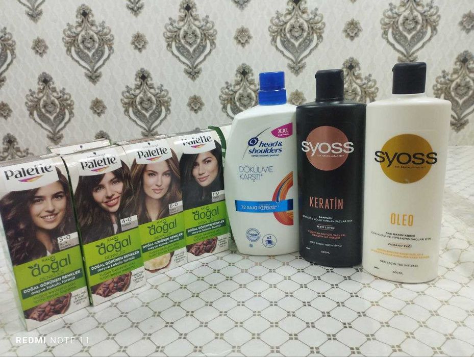 Оптим Туркия моллари Шампун балзам соч краска Зубной шотка  сотилади