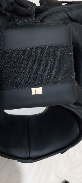 Шлем черный для каратэ