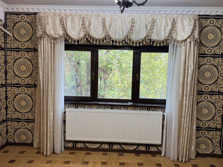 4 Draperii și perdele cu Sina inclusa și acționare cu sfoara