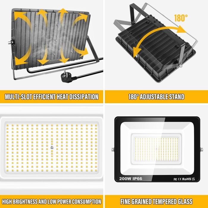 Proiector led 200W  - 20000 lumeni